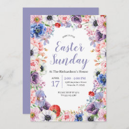 Invitación Celebración Floral de Pascua de Tulipanes de Prima
