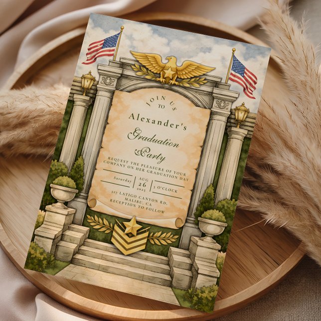 Invitación Celebración Formal de Graduación Militar (Subido por el creador)