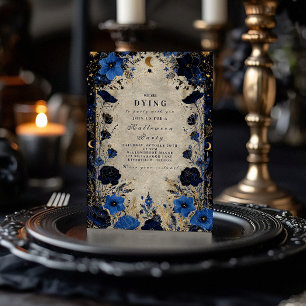 Invitación Celebración gótica encantada de la luna