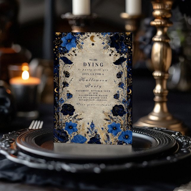 Invitación Celebración gótica encantada de la luna (Subido por el creador)