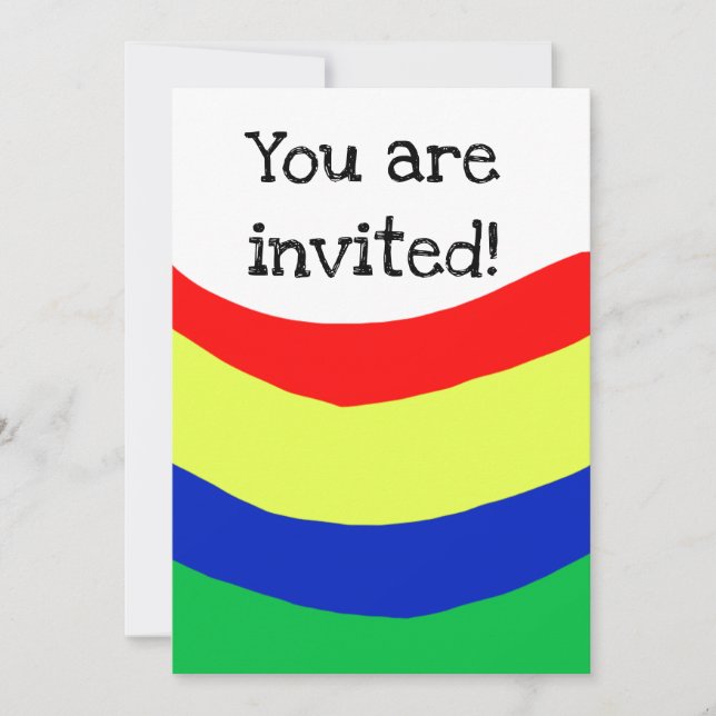 Invitación Celebración, invitación, todas las ocasiones (Anverso)