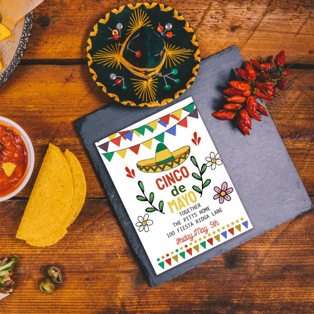 Invitación Celebración mexicana de Guay Cinquo de Mayo (Subido por el creador)