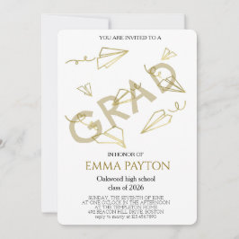 Invitación Celebración moderna de graduación
