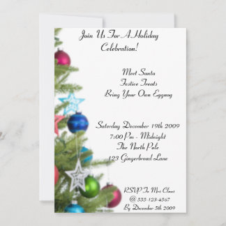 Invitación Celebración navideña