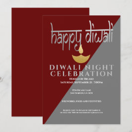 Invitación Celebración Nocturna Diwali De La Luz