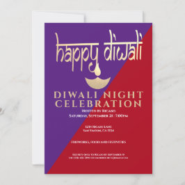 Invitación Celebración Nocturna Diwali De La Luz