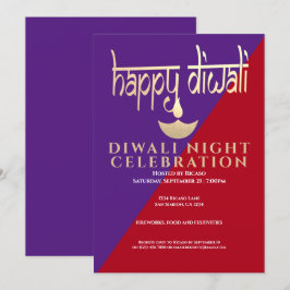 Invitación Celebración Nocturna Diwali De La Luz