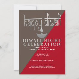 Invitación Celebración Nocturna Diwali De La Luz