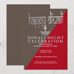 Invitación Celebración Nocturna Diwali De La Luz