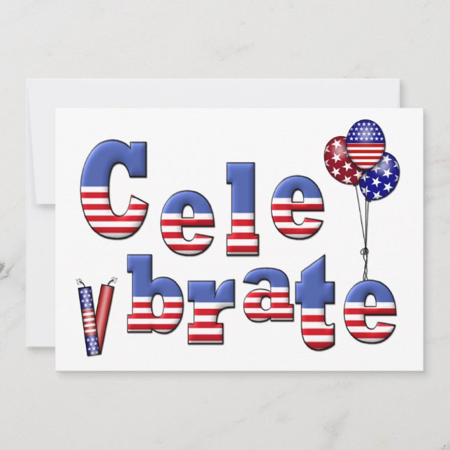 Invitación Celebración patriótica (Anverso)