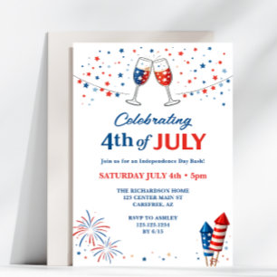 Invitación Celebración Patriótica del 4 de Julio