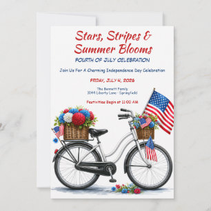 Invitación Celebración Patriótica en Bicicleta del Día de la 