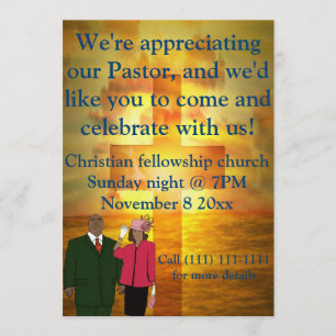 Invitación Celebración por el pastor