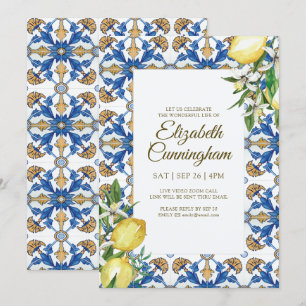 Invitación Celebración virtual del Mediterráneo azul vida