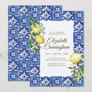 Invitación Celebración virtual del Mediterráneo azul vida