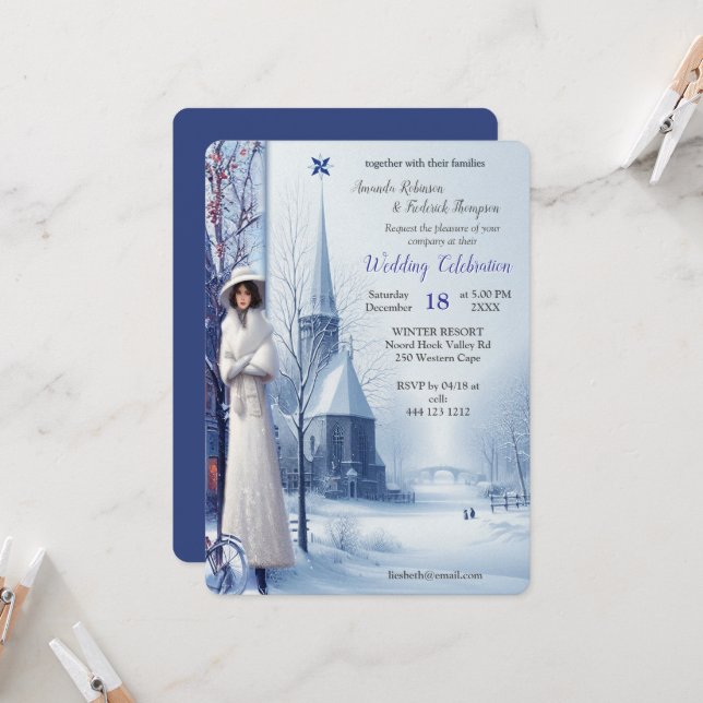 Invitación Celebraciones de invierno en Ámsterdam (Anverso/Reverso In Situ)