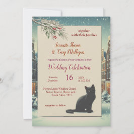 Invitación Celebraciones de invierno en la nieve, o en el sol