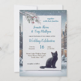 Invitación Celebraciones de invierno en la nieve, o en el sol