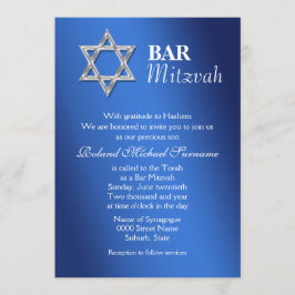 Invitación Celebraciones de mitzvah #2 en el bar de la plata