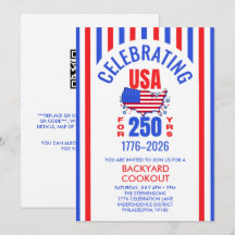 Celebrando 250 Años de USA Parrillada del 4 de Jul