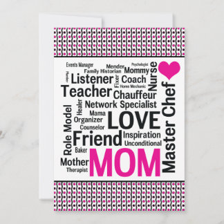 Invitación ¡Celebrando a mamá! Día de la madre o cumpleaños d