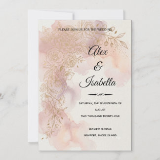 Invitación Celebrando el Amor — Alex e Isabella