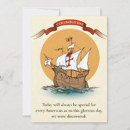 Invitación Celebrando el Día de Colón
