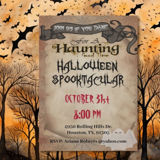 Invitación Celebrando la fiesta de Halloween para Adultos (Subido por el creador)