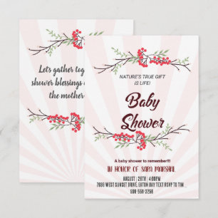 Invitación ¡Celebrando la Llegada de su Pequeño Milagro!