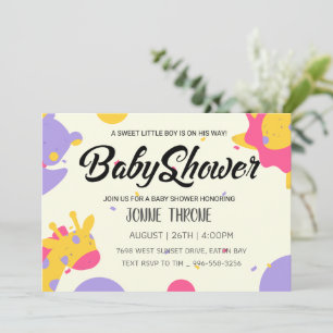 Invitación ¡Celebrando la llegada de tu pequeño milagro!