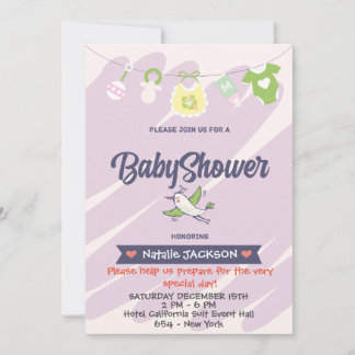 Invitación ¡Celebrando la llegada de tu pequeño milagro!