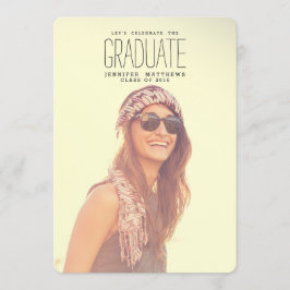 Invitación Celebrar al graduado| Partido de Graduación 2016
