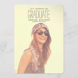 Invitación Celebrar al graduado| Partido de Graduación 2016