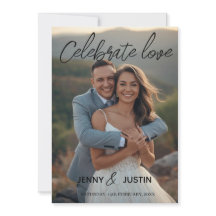 Celebrar amor personalizado boda simple moderna