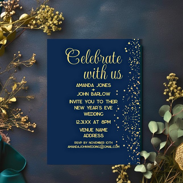 Invitación Celebrar con el oro de la marina estadounidense en (Subido por el creador)