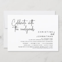 Celebrar con los recién casados, Boda Elopement