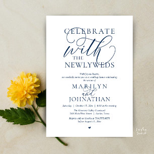 Invitación Celebrar con los recién casados, Mejor Cena de Bod