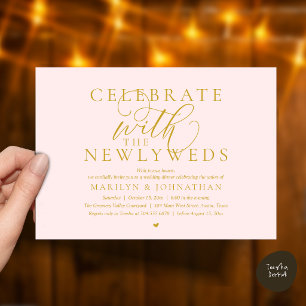 Invitación Celebrar con los recién casados, Mejor Cena de Bod