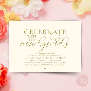 Invitación Celebrar con los recién casados, Mejor Cena de Bod