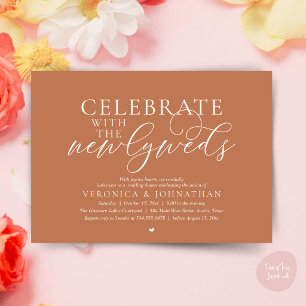 Invitación Celebrar con los recién casados, Mejor Cena de Bod