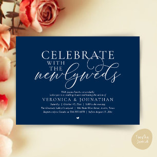 Invitación Celebrar con los recién casados, Mejor Cena de Bod