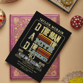 Invitación Celebrar cualquier edad: El hombre, el mito, la le