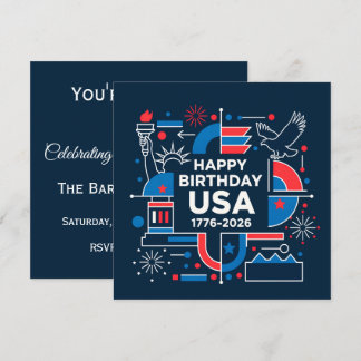 Invitación Celebrar el 250 aniversario de Estados Unidos