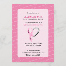 Invitación Celebrar el evento Pink