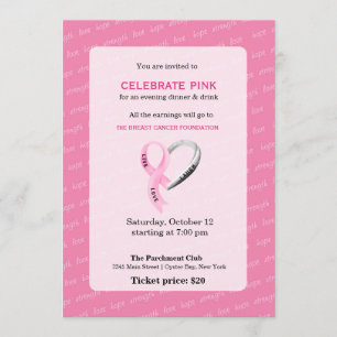 Invitación Celebrar el evento Pink