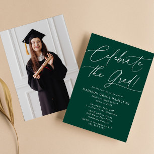 Invitación Celebrar el Partido de Graduación de Fotografías V