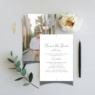 Invitación Celebrar Fiesta de ducha de novias de la pareja de