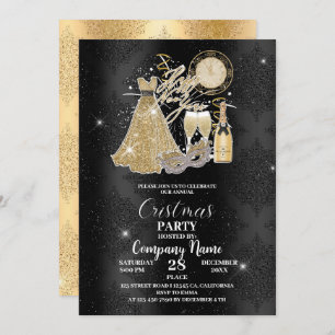 Invitación Celebrar nuestro fiesta anual de Navidad con compa