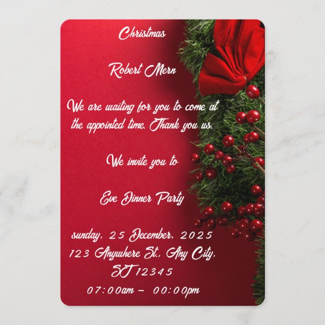 Invitación Celebrate Cards (Anverso)