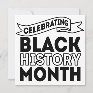 Invitación Celebrating Black History Month